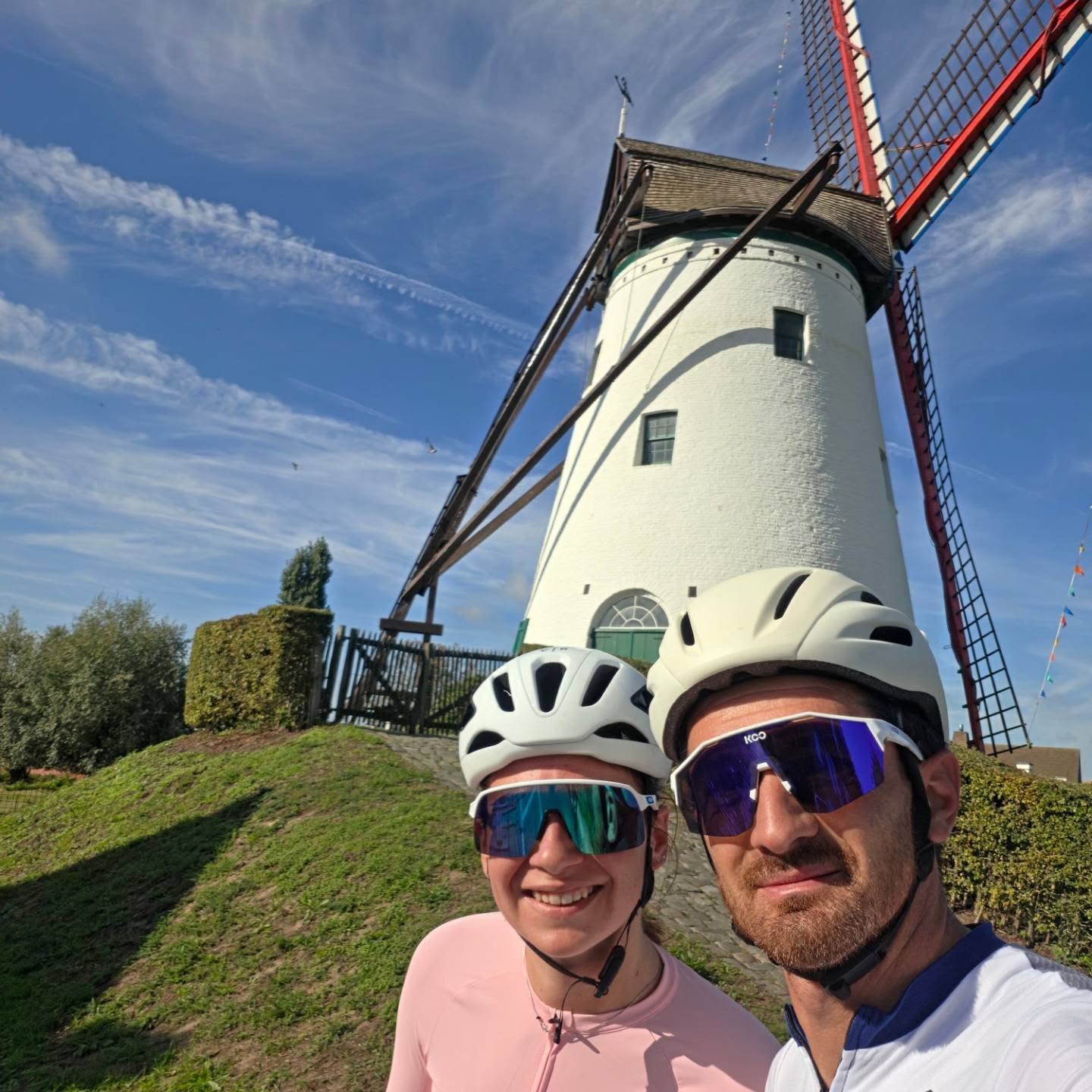 Laurent tests RocketFuel during a cycling session
